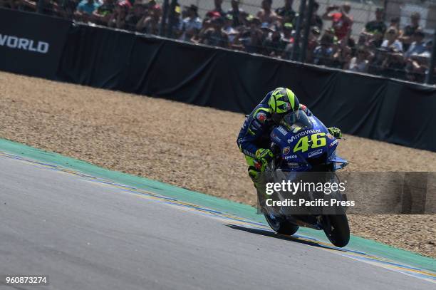 Valentino Rossi during Le Mans race day.