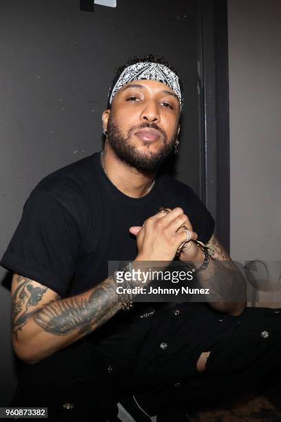 Recording artist Ro James backstage at Bowery Ballroom on May 20, 2018 in New York City.