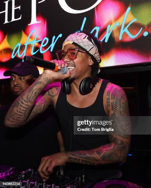 Nick Cannon performs at The Pool After Dark at Harrah's Resort on May 19, 2018 in Atlantic City, New Jersey.