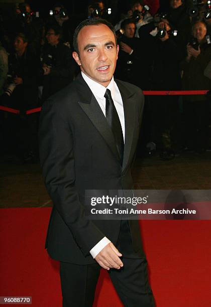 Nikos Aliagas arrives at NRJ Music Awards at the Palais des Festivals on January 23, 2010 in Cannes, France.