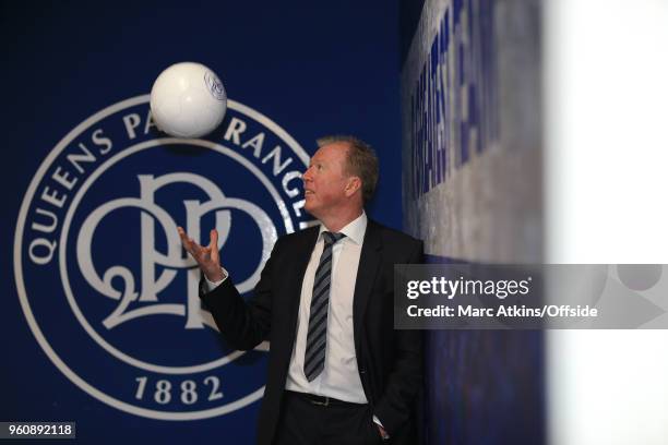 Steve McClaren is unveiled as new manager of Queens Park Rangers at Loftus Road on May 21, 2018 in London, England.