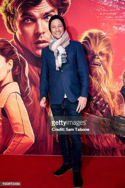 Rob Mills attends Solo: A Star Wars Story Screening on May 21, 2018 in Melbourne, Australia.