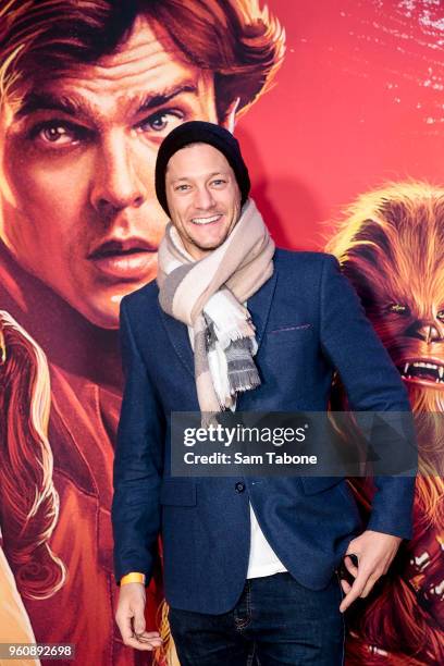Rob Mills attends Solo: A Star Wars Story Screening on May 21, 2018 in Melbourne, Australia.