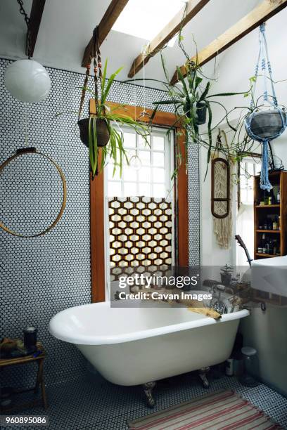 interior of bathroom - deko bad stock-fotos und bilder