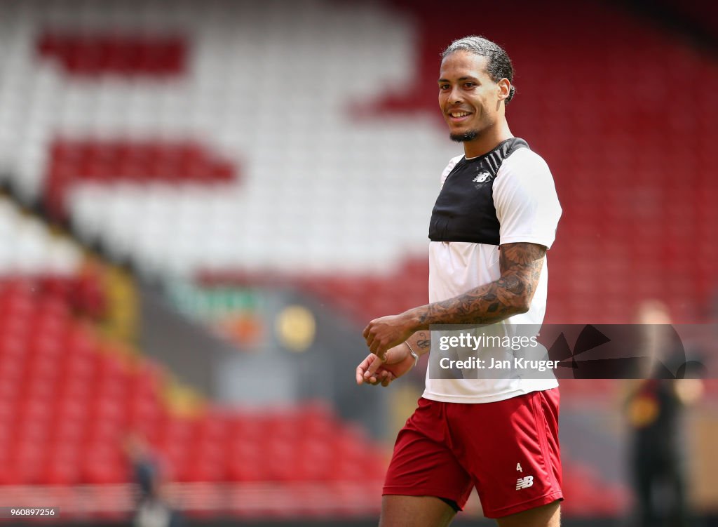 Liverpool Training Session and Press Conference