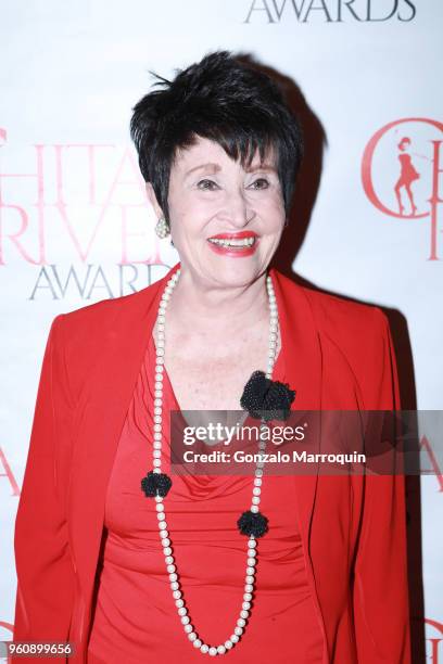 Chita Rivera during the The 2nd Annual Chita Rivera Awards Honoring Carmen De Lavallade, John Kander, And Harold Prince at NYU Skirball Center on May...