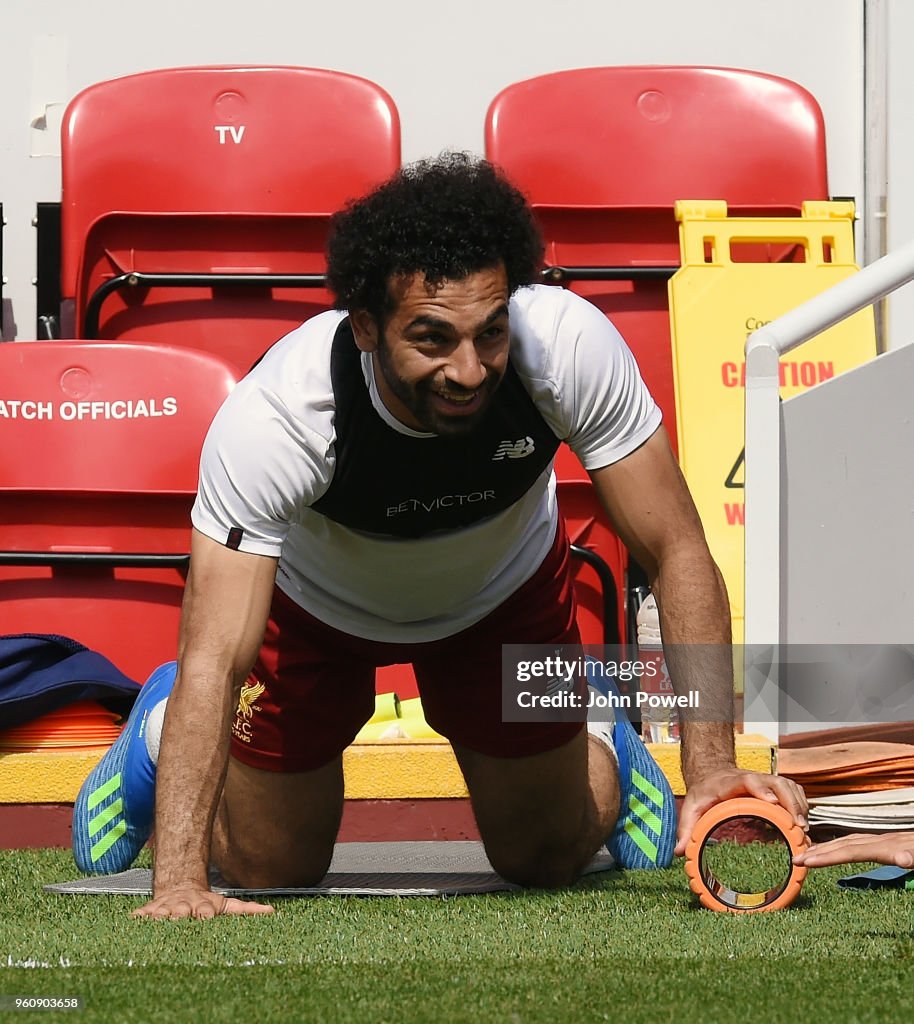 Liverpool Training Session and Press Conference