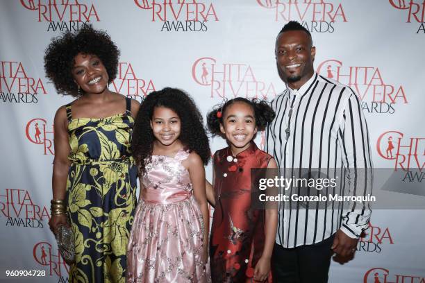 Kenita R. Miller and her family during the The 2nd Annual Chita Rivera Awards Honoring Carmen De Lavallade, John Kander, And Harold Prince at NYU...