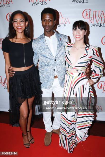 Lindsey Croop, Calvin Royal III and Georgina Pazcoguin during the The 2nd Annual Chita Rivera Awards Honoring Carmen De Lavallade, John Kander, And...