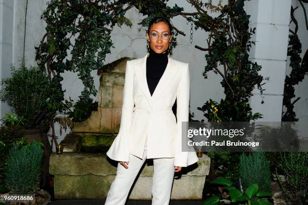 Elaine Welteroth attends OWN With The Cinema Society Host A Party For Ava DuVernay And "Queen Sugar" at Laduree Soho on May 20, 2018 in New York City.