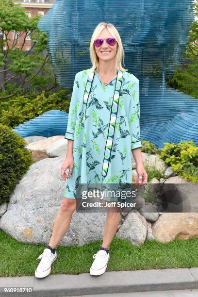 Jo Whiley attends the Chelsea Flower Show 2018 on May 21, 2018 in London, England.