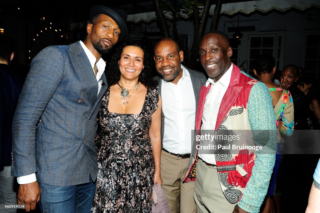 Leon Robinson, Patricia Blanchet, Unik and Michael K. Williams attend