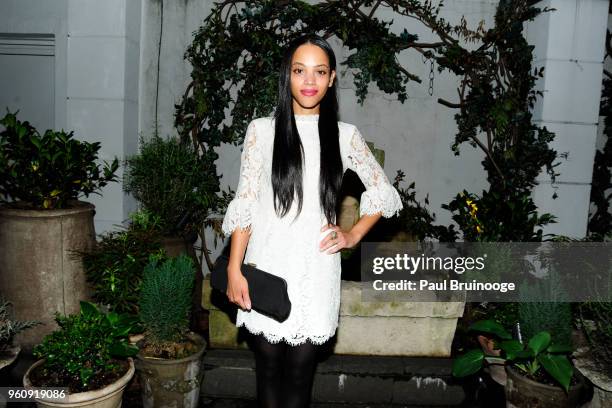 Bianca Lawson attends OWN With The Cinema Society Host A Party For Ava DuVernay And "Queen Sugar" at Laduree Soho on May 20, 2018 in New York City.