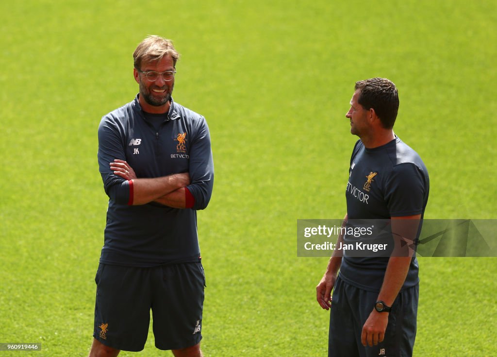 Liverpool Training Session and Press Conference