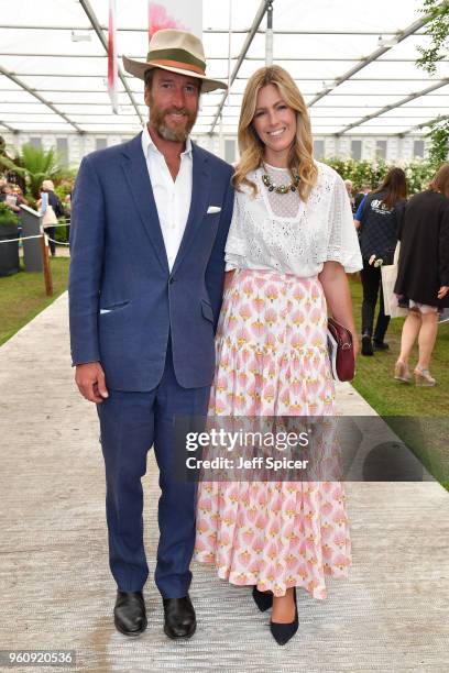 Ben Fogle and his wife Marina Fogle attend the Chelsea Flower Show 2018 on May 21, 2018 in London, England.