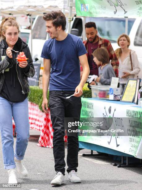 Milo Manheim is seen on May 20, 2018 in Los Angeles, California.