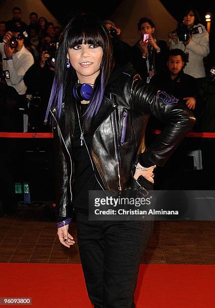Jena Lee attends the 11th NRJ Music Awards at Palais des Festivals on January 23, 2010 in Cannes, France.