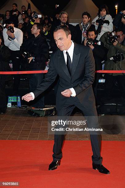 Nikos Aliagas attends the 11th NRJ Music Awards at Palais des Festivals on January 23, 2010 in Cannes, France.