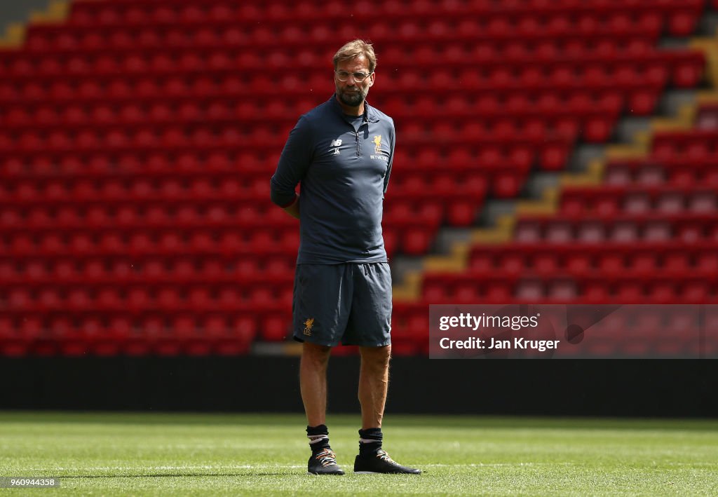 Liverpool Training Session and Press Conference