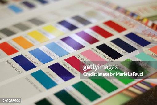 Color Chart With Labels High-Res Stock Photo - Getty Images