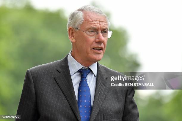 Chairman of the Grenfell Tower Inquiry, retired judge Martin Moore-Bick, leaves after the opening day of the Phase 1 Inquiry hearings into the causes...