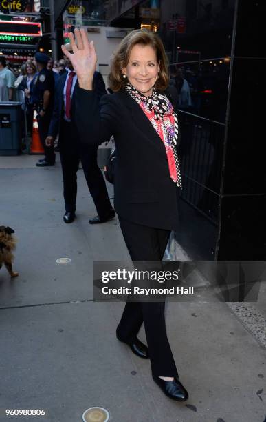 Jessica Walter is seen arriving at "Good Morning America"on May 21, 2018 in New York City.