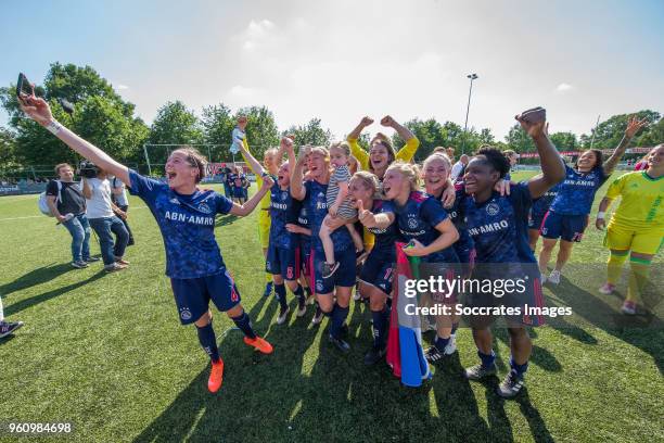 Liza van der Most of Ajax Women, Stefanie van der Gragt of Ajax Women, Inessa Kaagman of Ajax Women, Desiree van Lunteren of Ajax Women, Marjolijn...