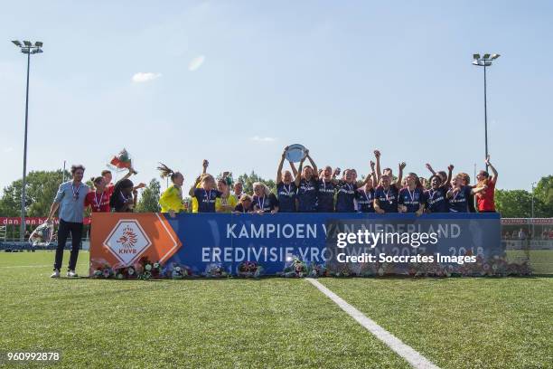 Liza van der Most of Ajax Women, Stefanie van der Gragt of Ajax Women, Inessa Kaagman of Ajax Women, Desiree van Lunteren of Ajax Women, Marjolijn...