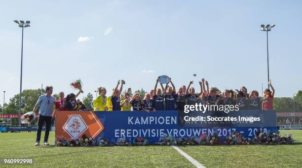 Liza van der Most of Ajax Women, Stefanie van der Gragt of Ajax Women, Inessa Kaagman of Ajax Women, Desiree van Lunteren of Ajax Women, Marjolijn...