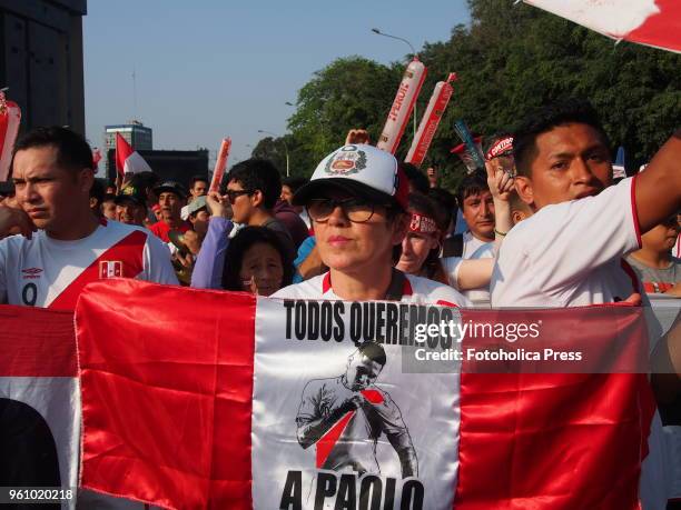 Thousands of people take to the streets to demand FIFA raises the suspension to Paolo Guerrero, captain of the Peruvian football team, so he would...
