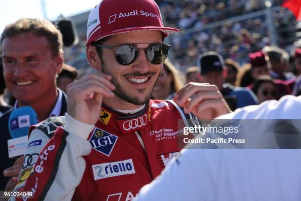 Daniel Abt wins the Berlin ePrix 2018. Double victory with Lucas di Grassi at home race of Audi in Berlin.