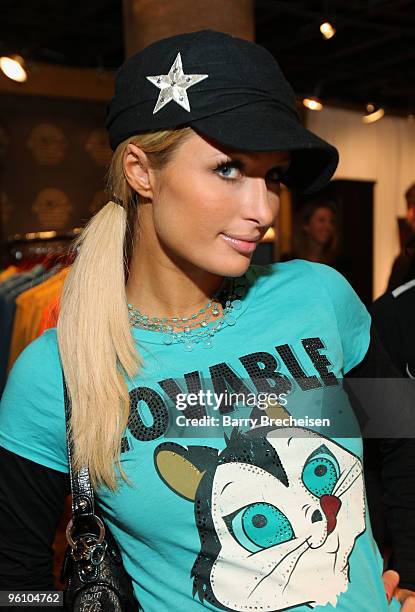 Paris Hilton attends the Kari Feinstein Sundance Style Lounge on January 23, 2010 in Park City, Utah.