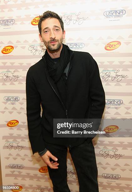 Actor Adrien Brody attends the Kari Feinstein Sundance Style Lounge on January 23, 2010 in Park City, Utah.