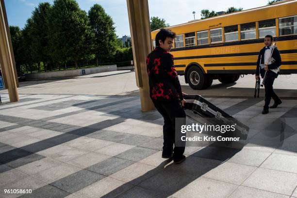 Students perform during the NAMM Day Of Service With DC Public Schools Music Festival At The Kennedy Center on May 21, 2018 in Washington, DC.