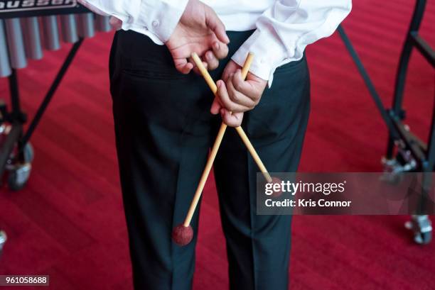 Students perform during the NAMM Day Of Service With DC Public Schools Music Festival At The Kennedy Center on May 21, 2018 in Washington, DC.