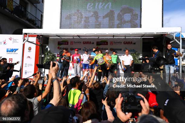 Podium / Lisa Brennauer of Germany and Team Wiggle High5 Orange most Aggressive Rider / Katarzyna Pawlowska of Poland and Team Virtu Cycling / Blue...