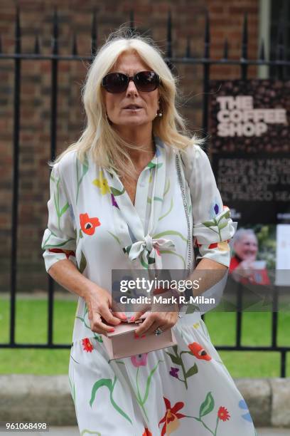 Gaby Roslin attending Chelsea Flower show on May 21, 2018 in London, England.