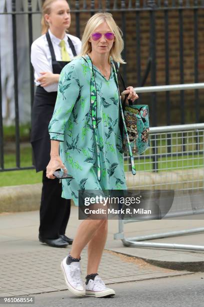 Jo Whiley attending Chelsea Flower show on May 21, 2018 in London, England.