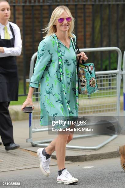 Jo Whiley attending Chelsea Flower show on May 21, 2018 in London, England.