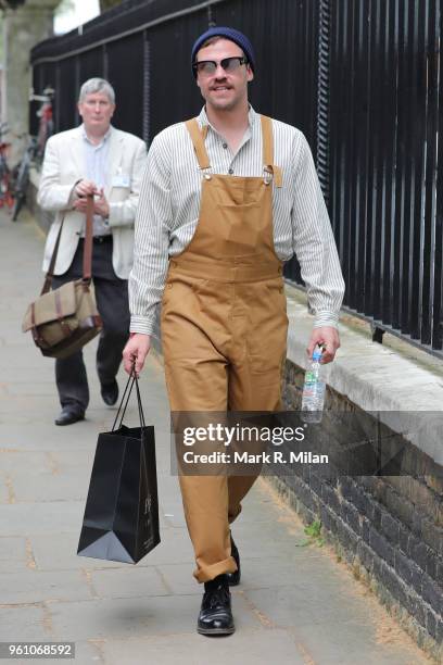 Will Young attending Chelsea Flower show on May 21, 2018 in London, England.