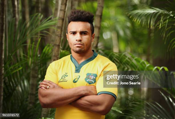 Will Genia poses during the Australian Wallabies headshot session on May 7, 2018 in Gold Coast, Australia.