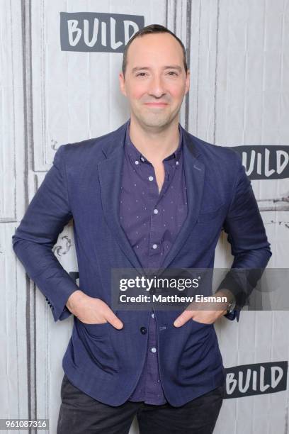 Actor Tony Hale visits BUILD Series to discuss the Netflix series, 'Arrested Development' at Build Studio on May 21, 2018 in New York City.