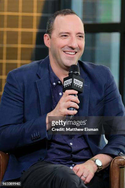 Actor Tony Hale visits BUILD Series to discuss the Netflix series, 'Arrested Development' at Build Studio on May 21, 2018 in New York City.