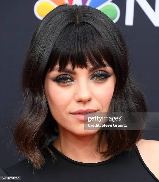 Mila Kunis arrives at the 2018 Billboard Music Awards at MGM Grand Garden Arena on May 20, 2018 in Las Vegas, Nevada.