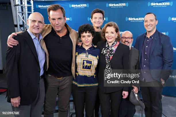 Jeffrey Tambor, Jason Bateman, Tony Hale, David Cross Will Arnett, Alia Shawkat and Jessica Walter take part in SiriusXM's Town Hall with the cast of...