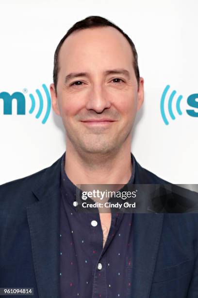 Tony Hale takes part in SiriusXM's Town Hall with the cast of Arrested Development hosted by SiriusXM's Jessica Shaw at SiriusXM Studio on May 21,...