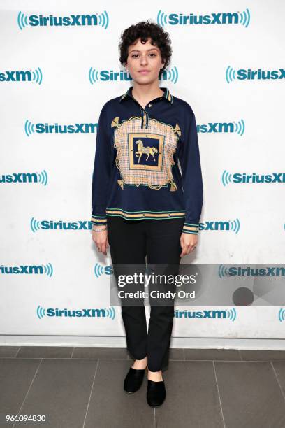 Alia Shawkat takes part in SiriusXM's Town Hall with the cast of Arrested Development hosted by SiriusXM's Jessica Shaw at SiriusXM Studio on May 21,...