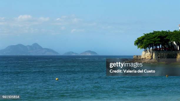 from copacabana coast line north - valeria del cueto stock pictures, royalty-free photos & images