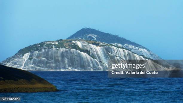 cagarras island from arpoador - valeria del cueto stock pictures, royalty-free photos & images