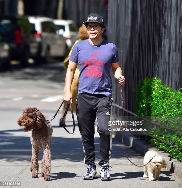John Leguizamo is seen in the West Village on May 21, 2018 in New York City.